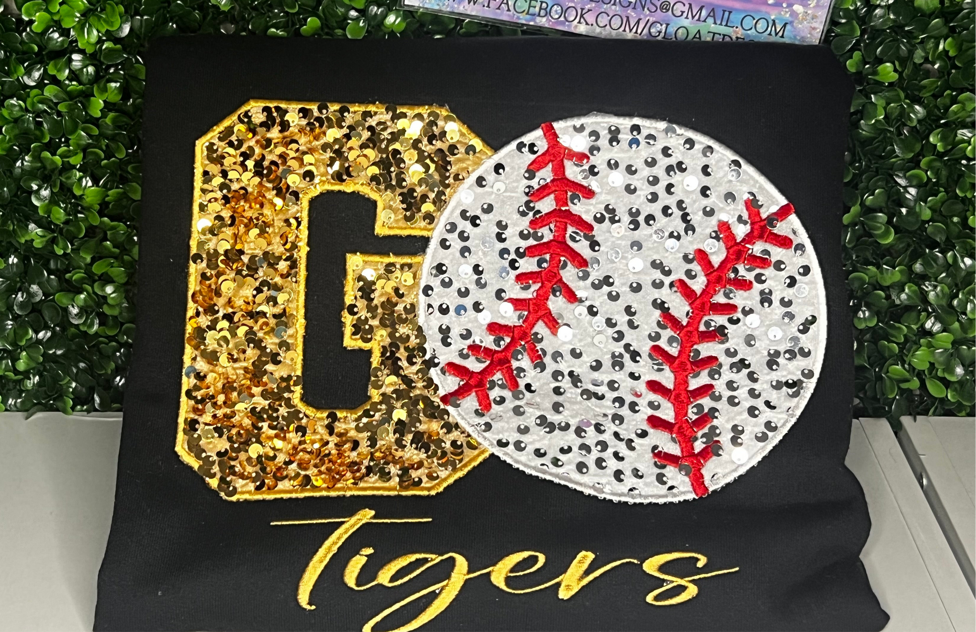 GO Baseball Sequins