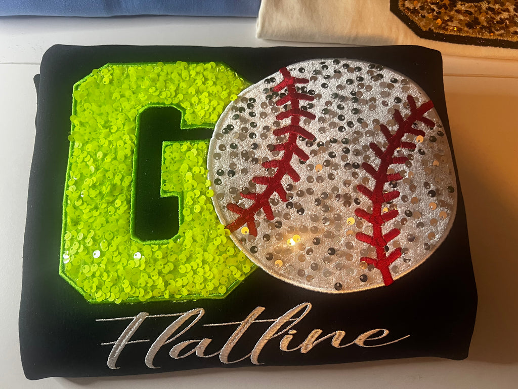 GO Baseball Sequins