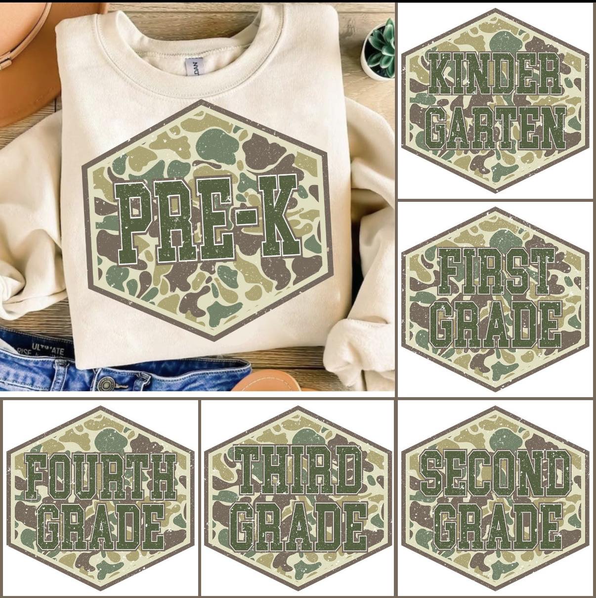 Camo Back to School