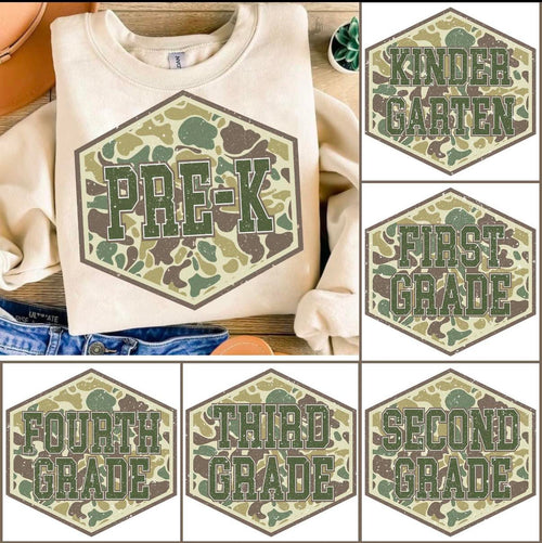 Camo Back to School