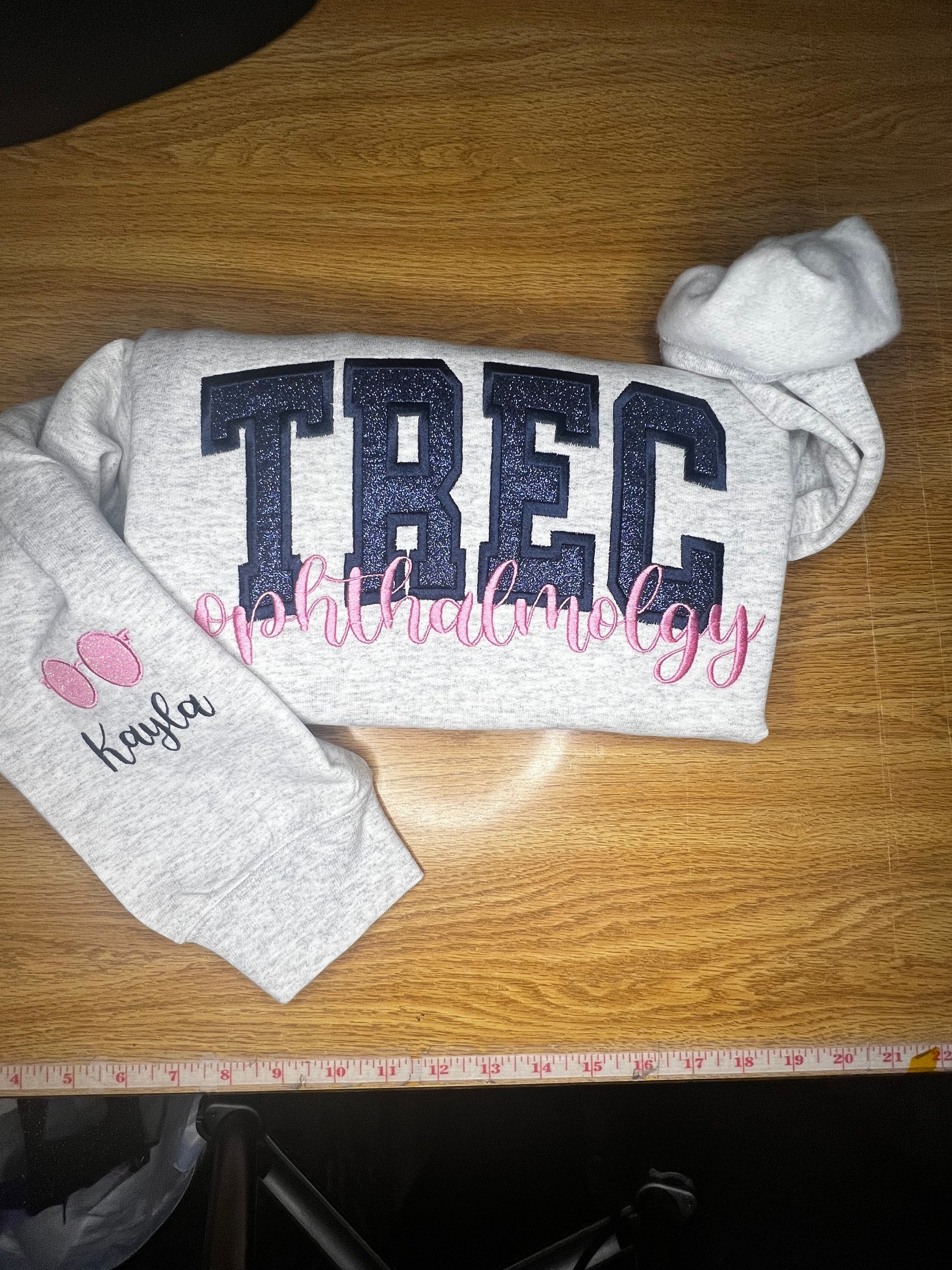 Custom Glitter Profession Crewneck