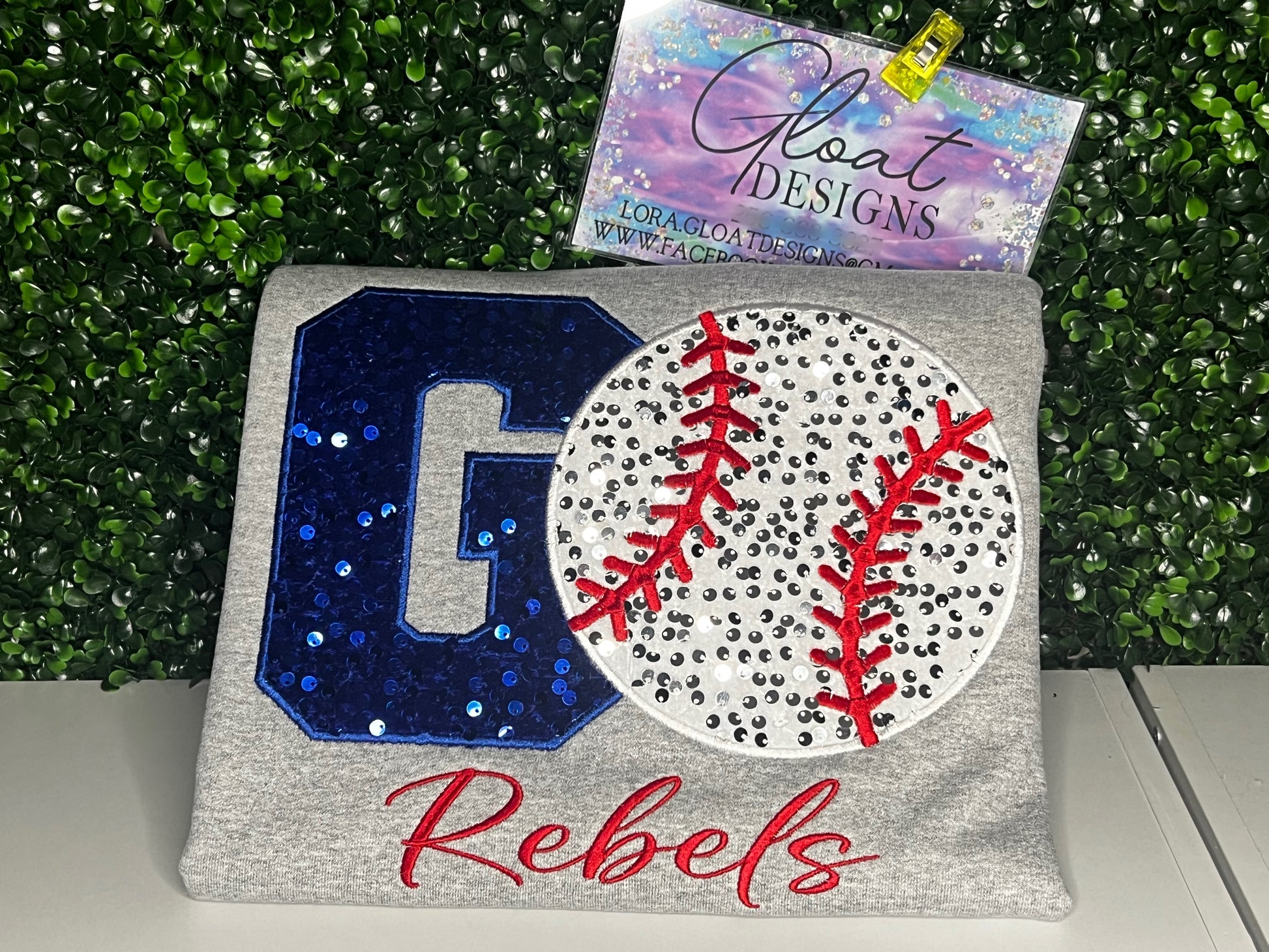 GO Baseball Sequins