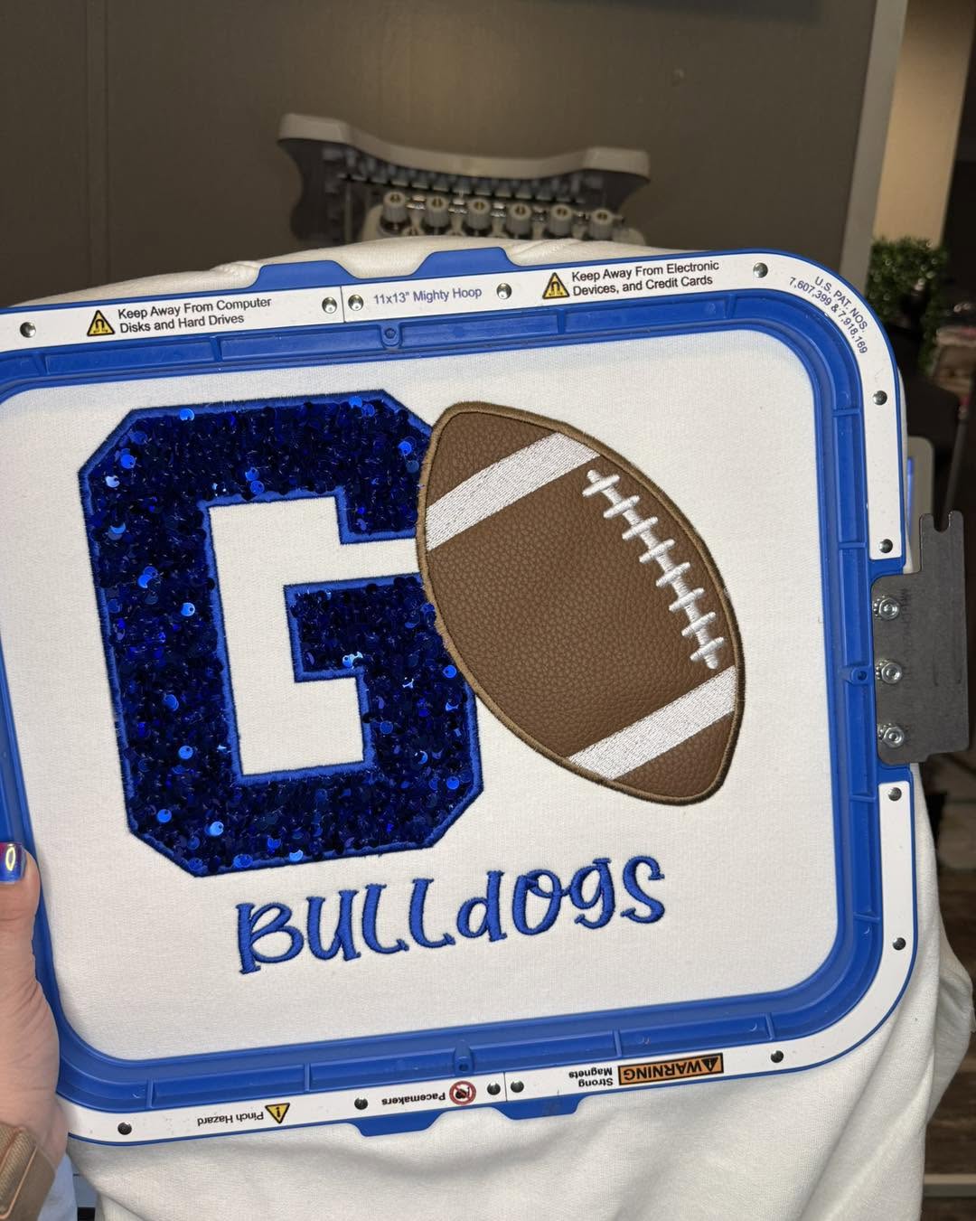 GO FOOTBALL SEQUINS