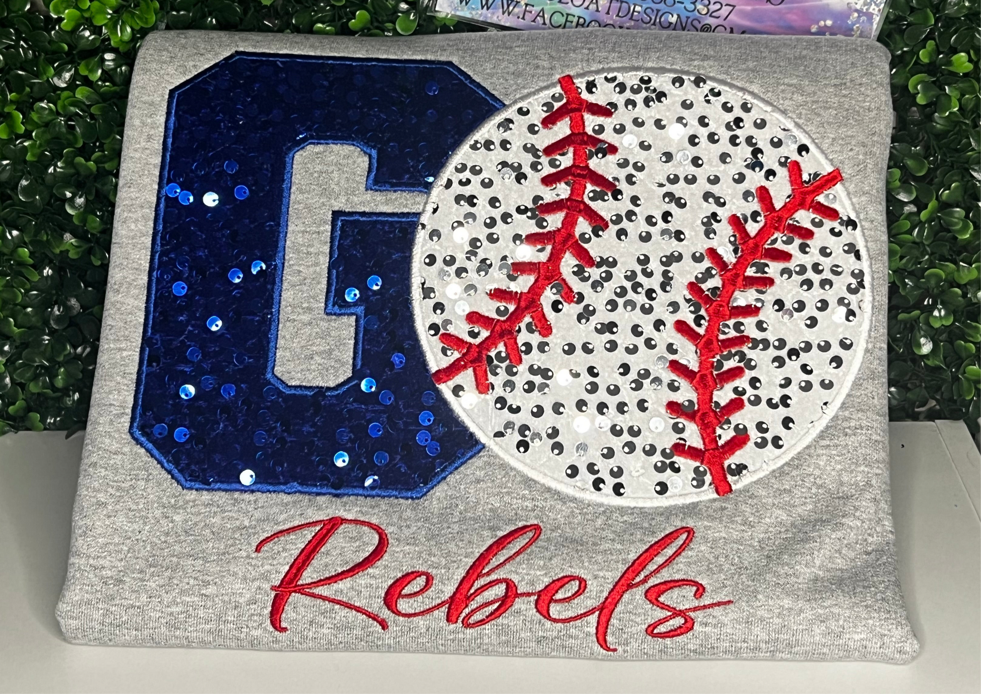 GO Baseball Sequins