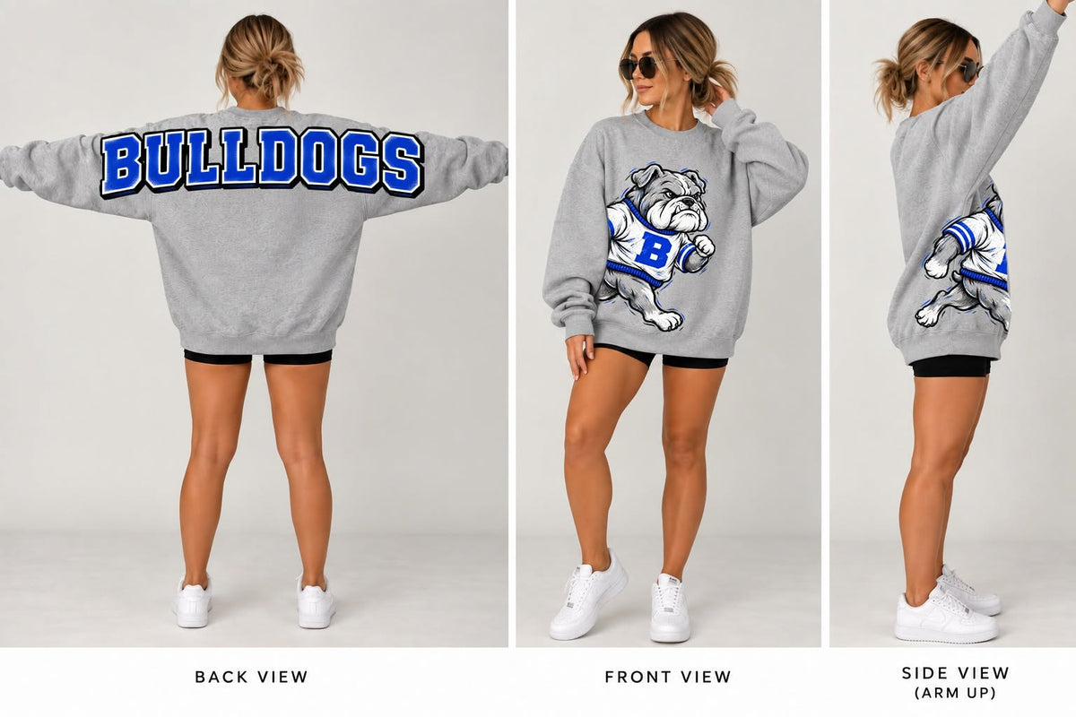 Oversized Mascot Crewneck