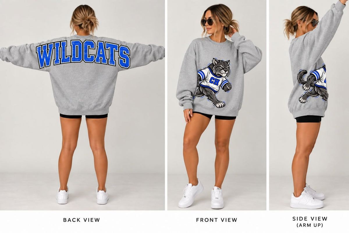 Oversized Mascot Crewneck
