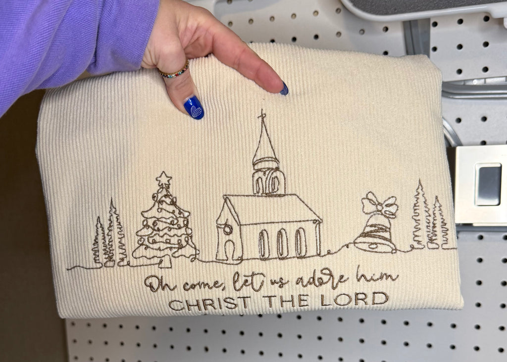 Christ the Lord Embroidered Sweatshirt