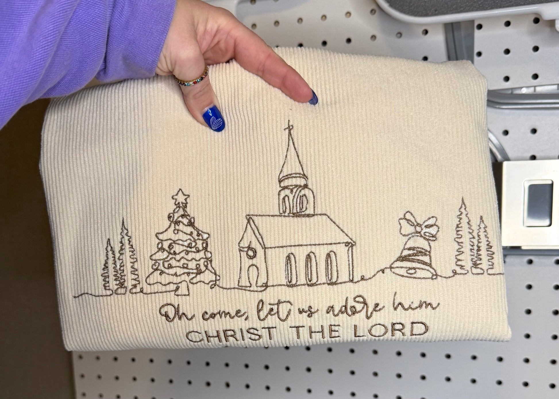 Christ the Lord Embroidered Sweatshirt