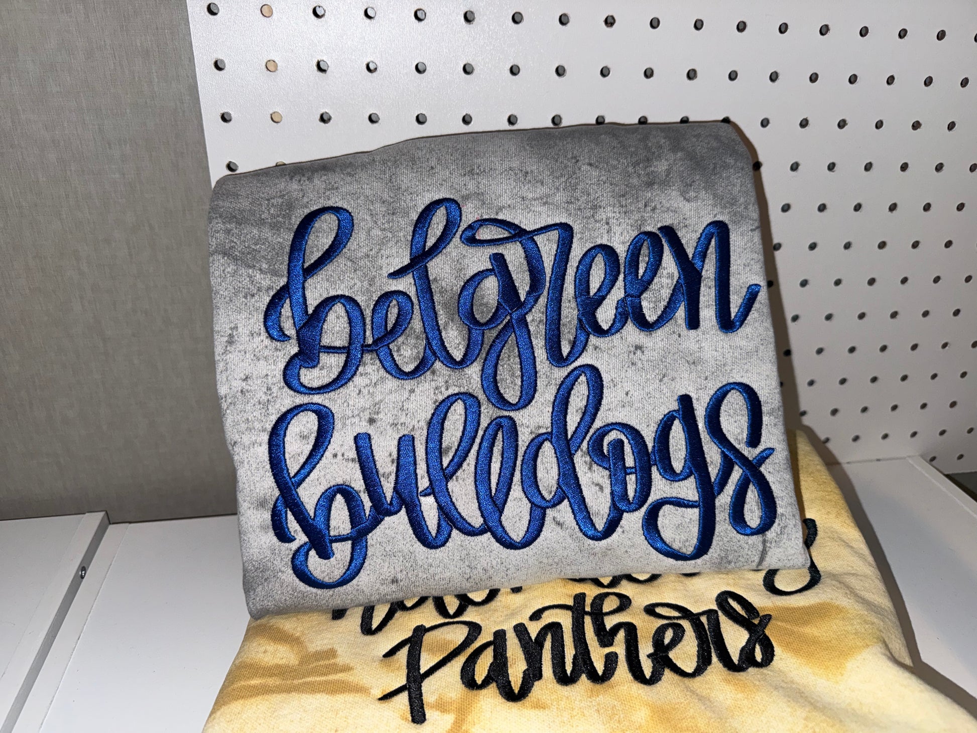 Fancy Font Mascots embroidered sweatshirt