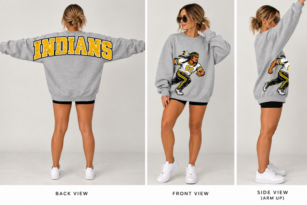 Oversized Mascot Crewneck