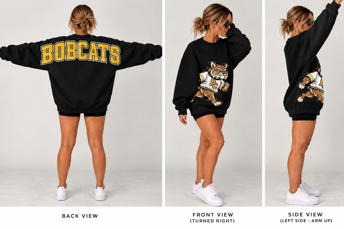 Oversized Mascot Crewneck