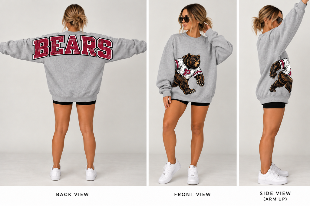 Oversized Mascot Crewneck