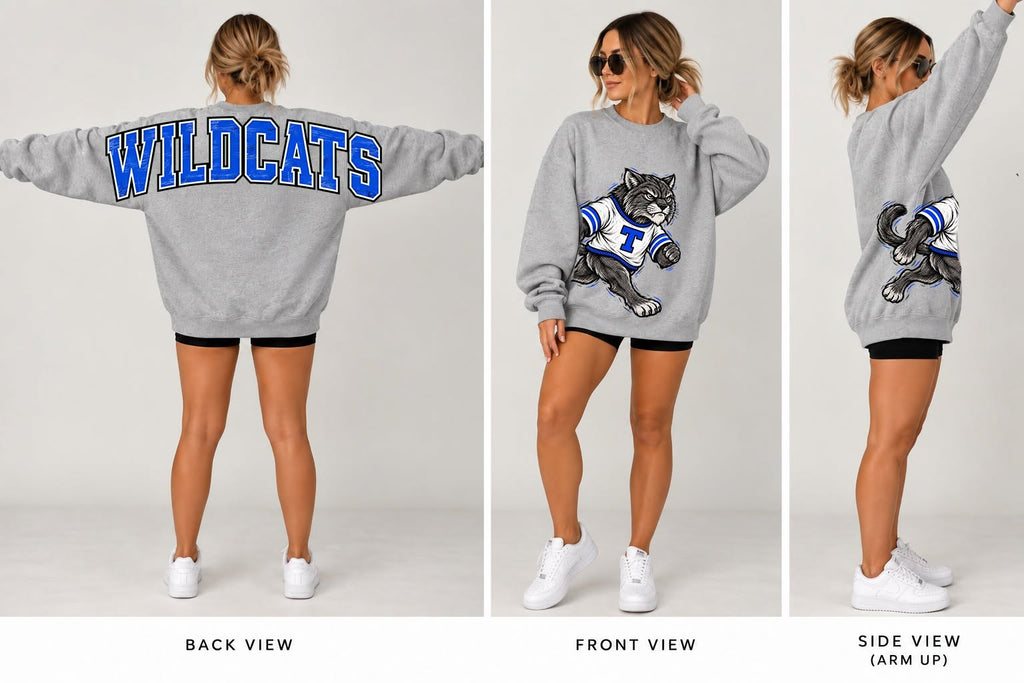 Oversized Mascot Crewneck