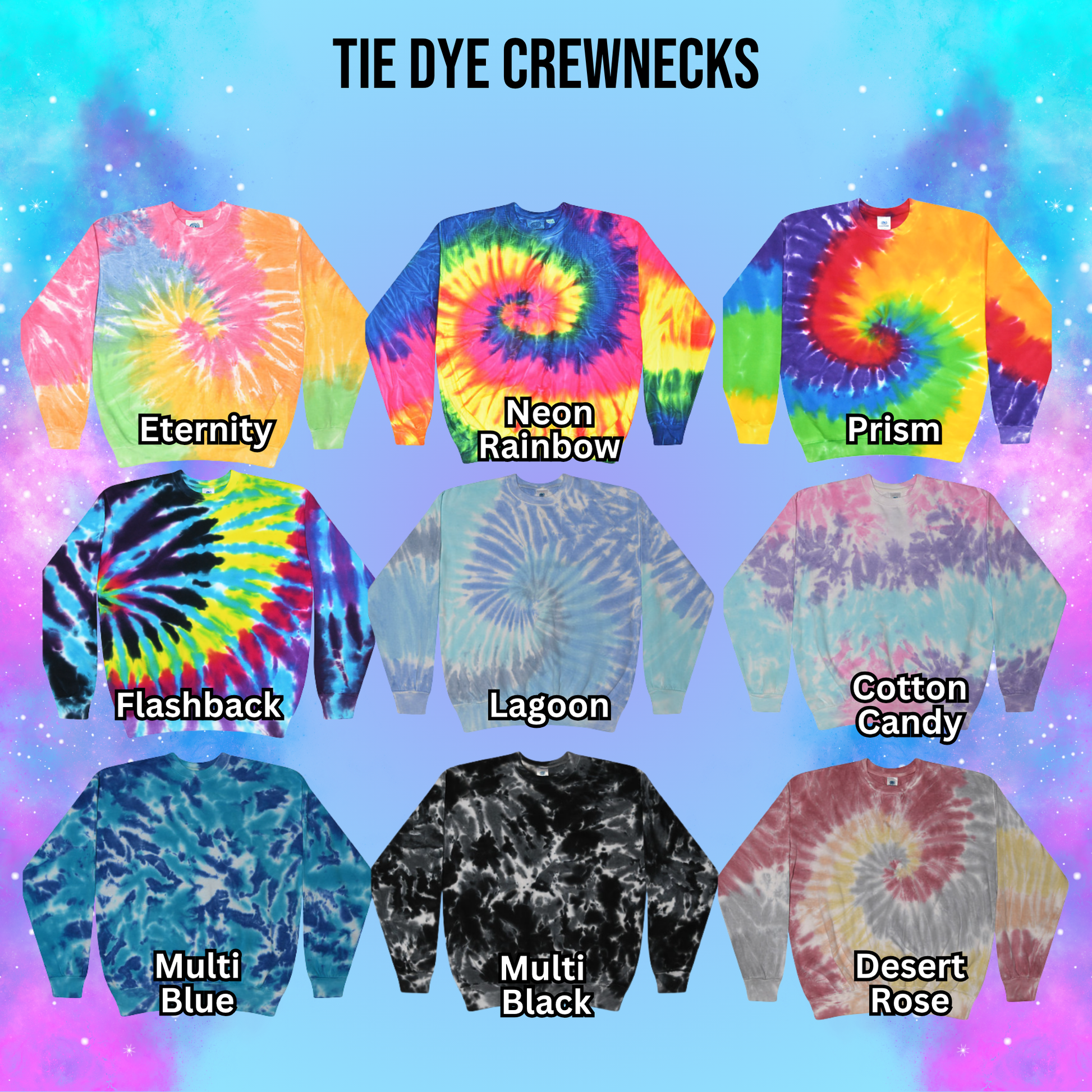 Tie Dye Puff Motherhood Crewneck