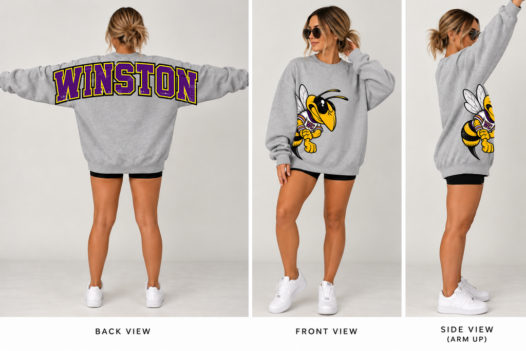 Oversized Mascot Crewneck