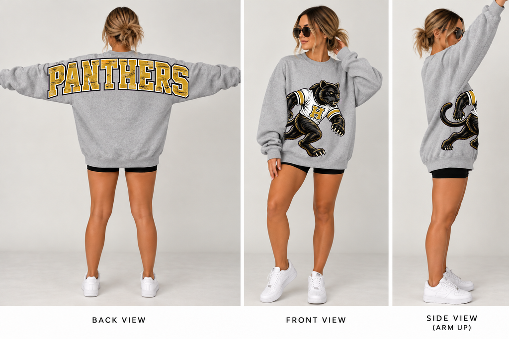 Oversized Mascot Crewneck