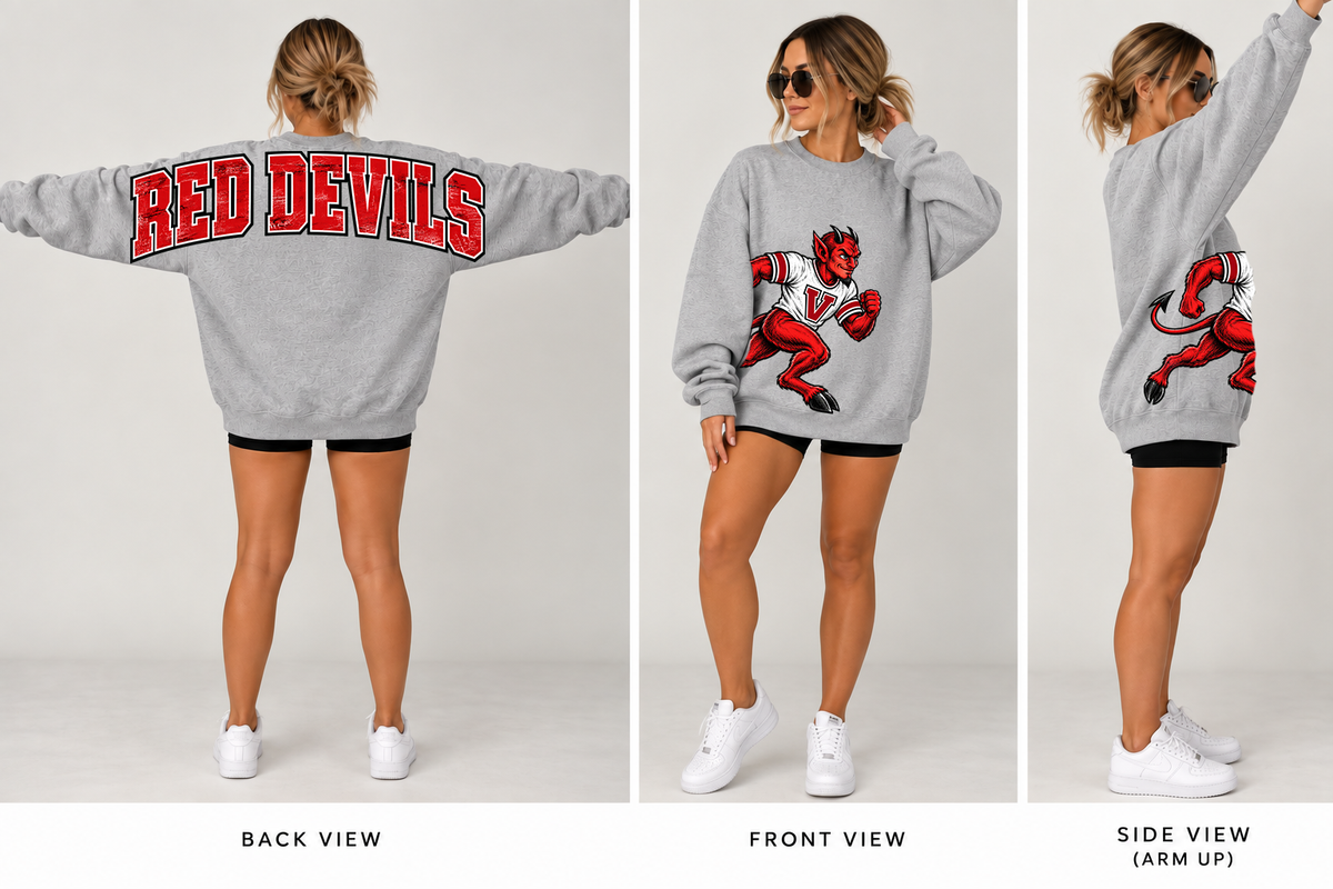 Oversized Mascot Crewneck